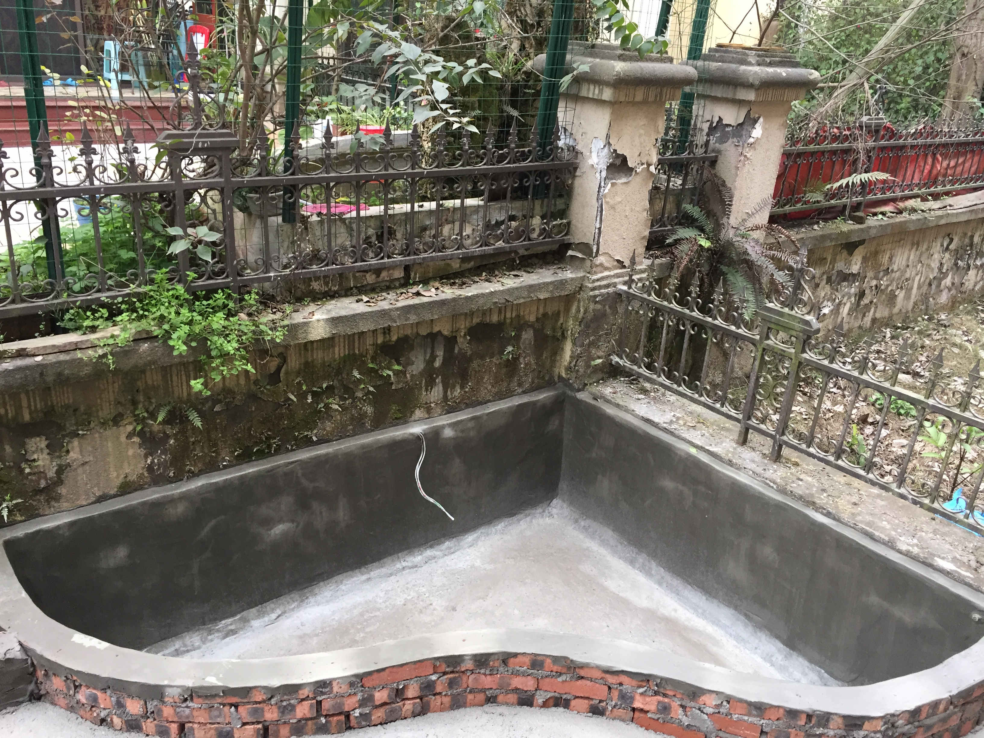 私家花園水池施工